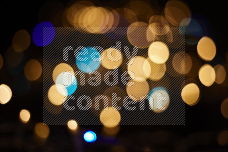 Bokeh light in multicolor