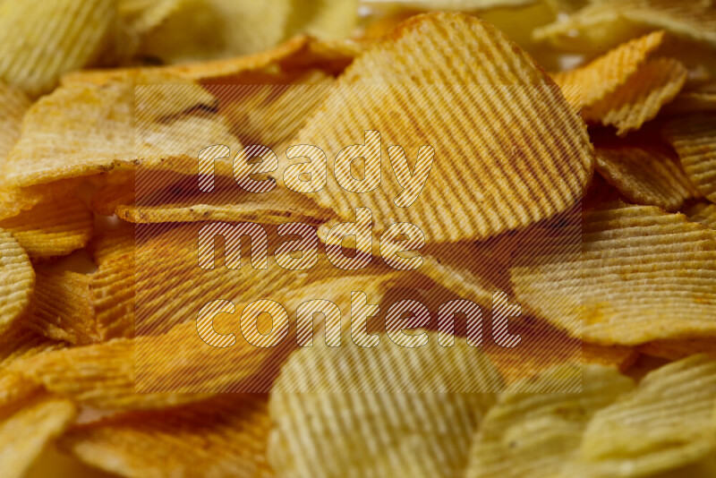 Chips snacks on white background