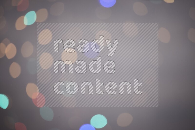 Abstract bokeh light with flare haze