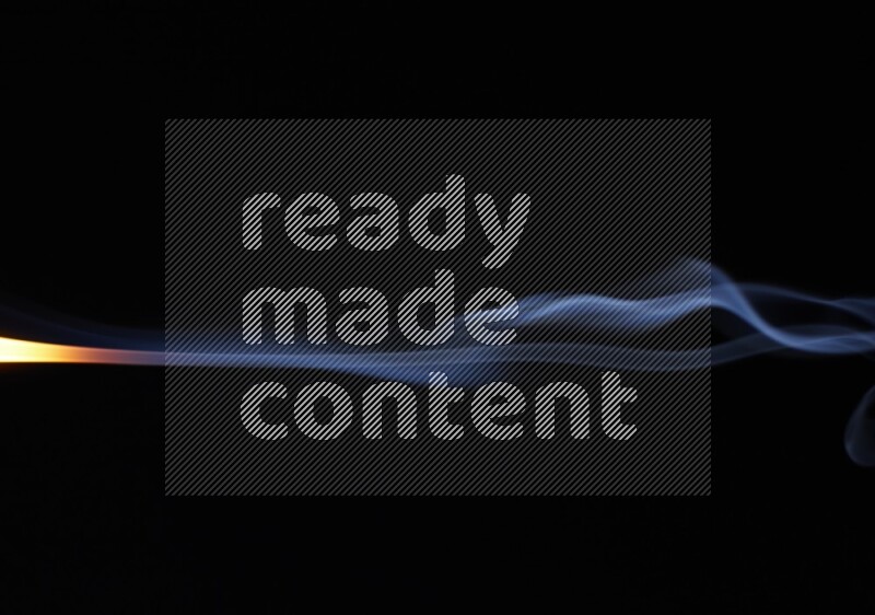 Wavy smoke motion in blue