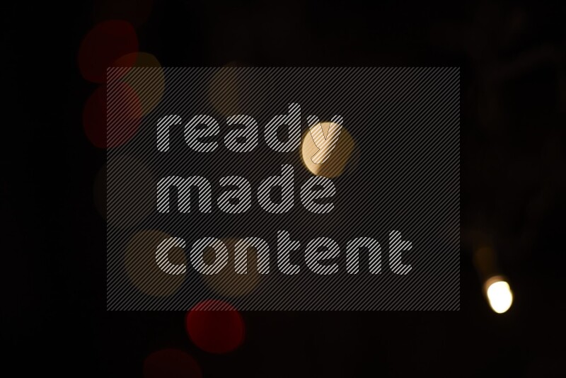 Bokeh light in yellow