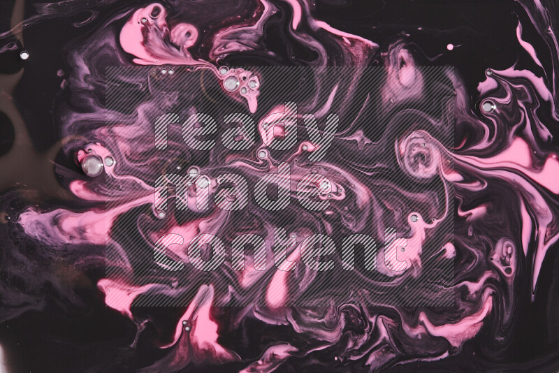 Abstract colorful background with mixed of pink and black paint colors
