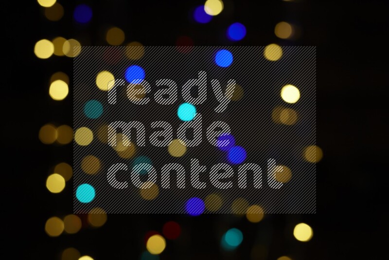 Bokeh light in multicolor