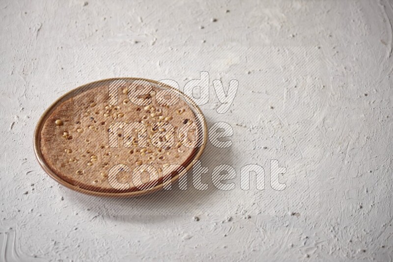 Basbousa in a light setup