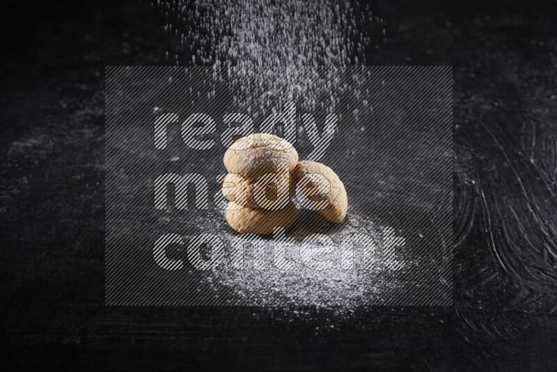 Kahk on a black background