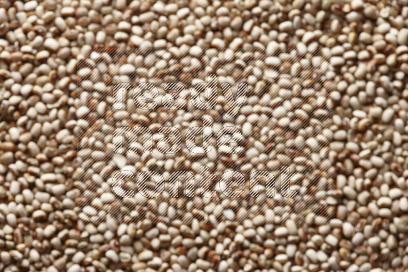 Out of focus black-eyed peas filling the frame