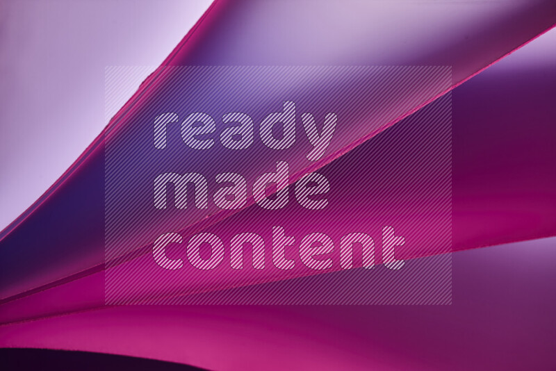 An abstract art piece displaying smooth curves in warm and cold gradients created by colored light