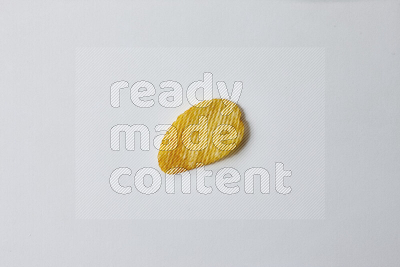 Chips snacks on white background