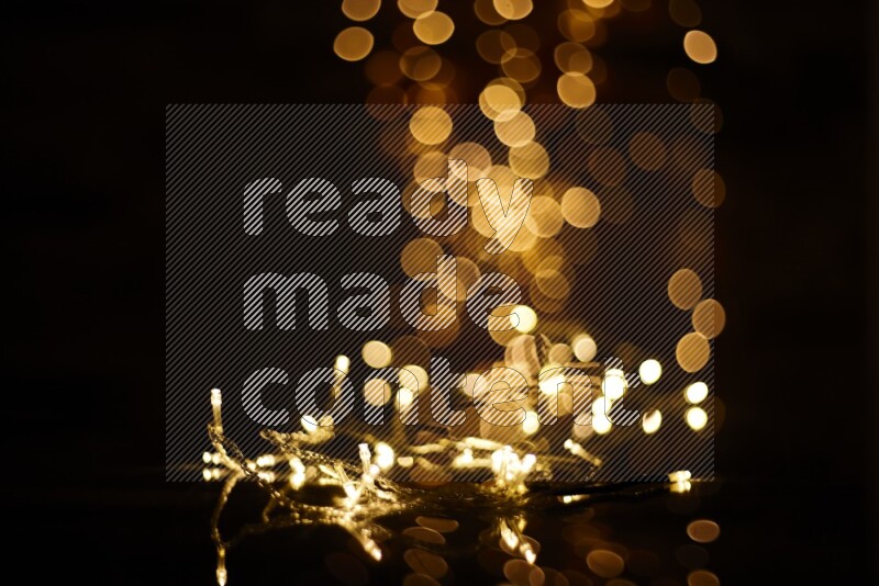 Bokeh light in yellow
