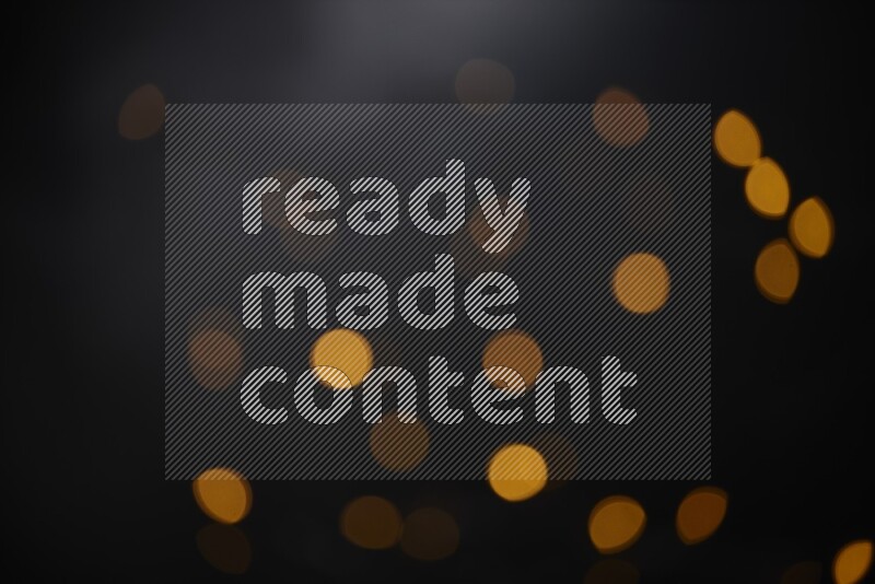 Abstract bokeh light with flare haze