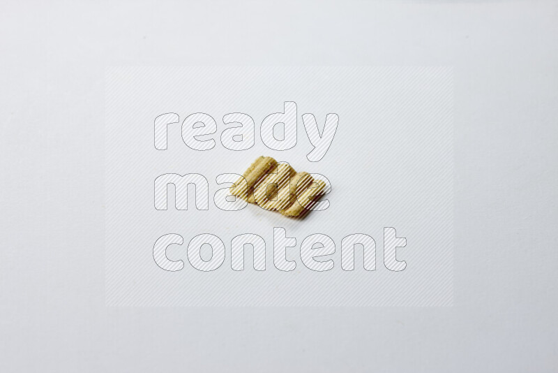 Crackers snacks on white background