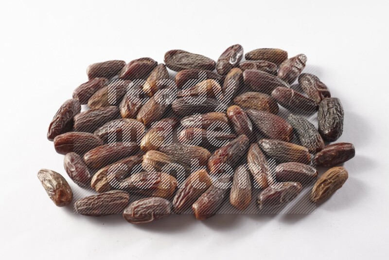 Dates on white background