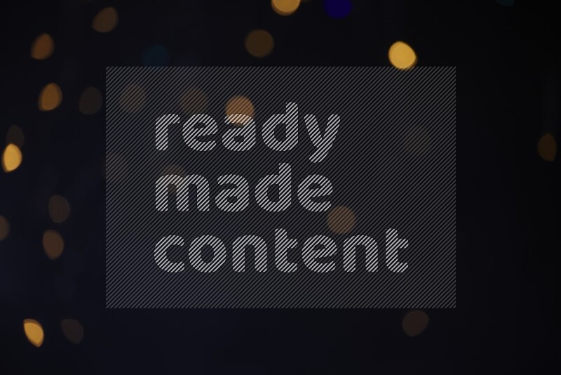 Bokeh light in yellow