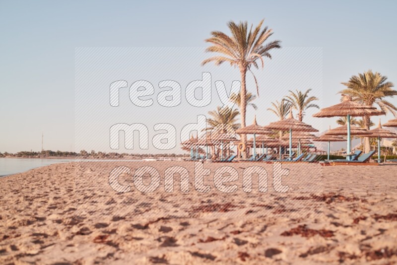 Resort view on the beach