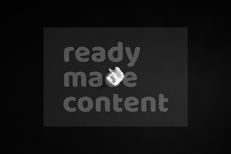 Tissue paper on black background