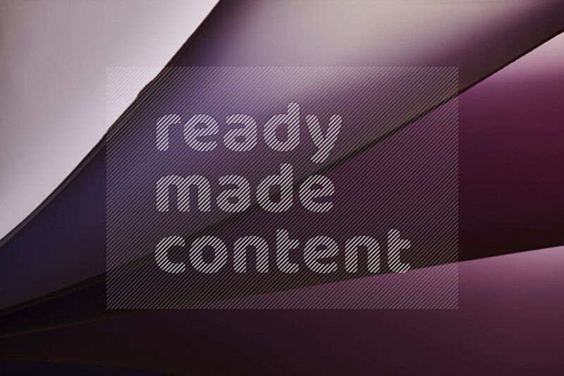 An abstract art piece displaying smooth curves in warm and cold gradients created by colored light