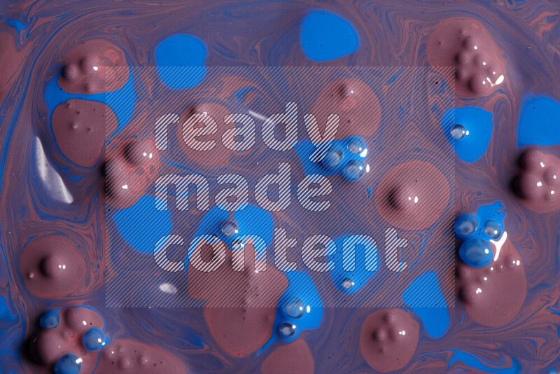 Abstract colorful background with mixed of purple and blue paint colors